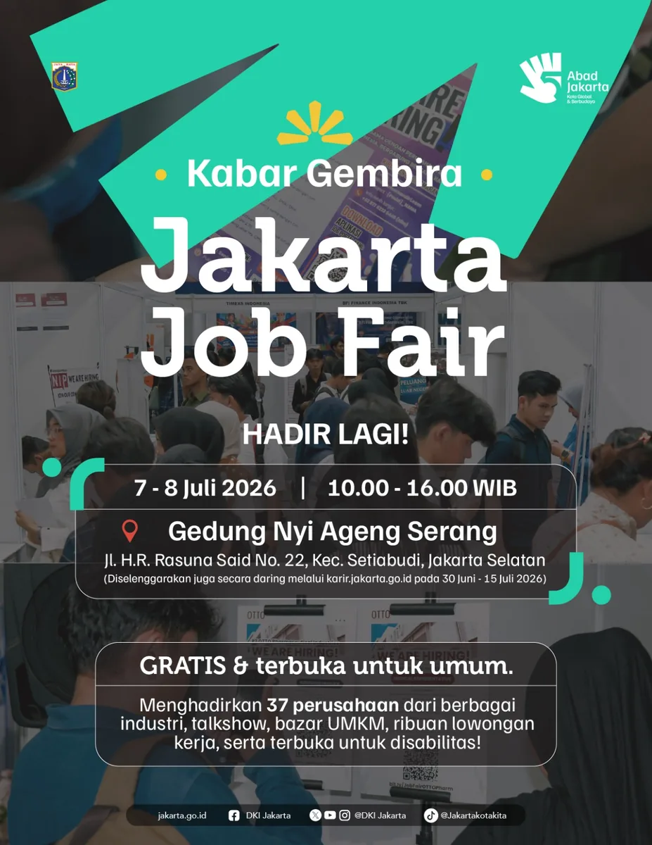 Job Fair Kabupaten Boyolali 2026 (Suku Dinas TKTE Wilayah Kabupaten Boyolali Barat) : 7-8 Juli 2026